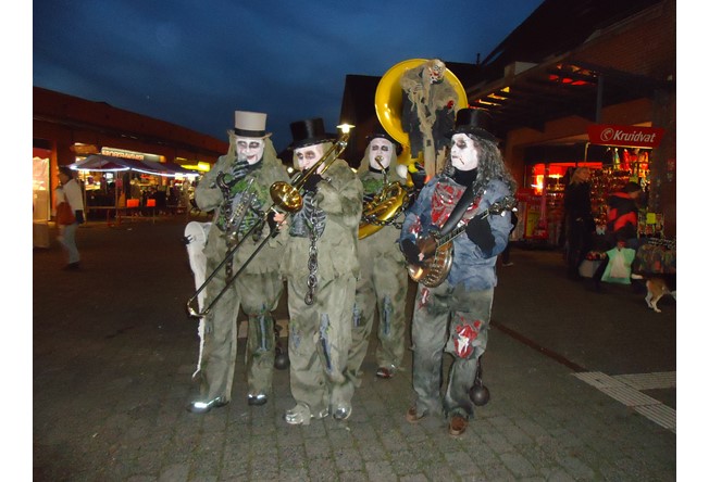 Halloween entertainment: muziek band