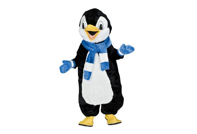 pinguin winter dier mascotte