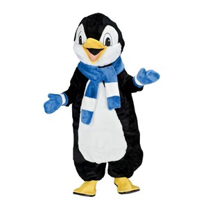pinguin winter dier mascotte