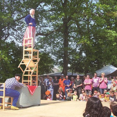 straattheater acrobatiek