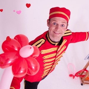 ballonnen artiest Valentijnsdag