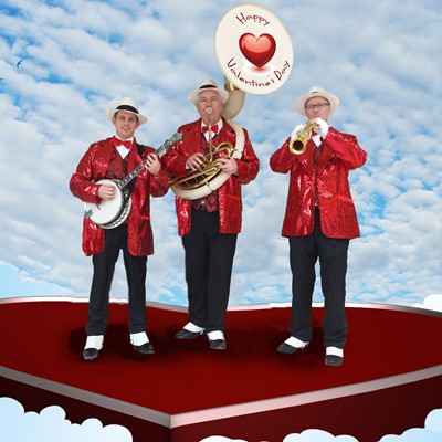 Valentijnsdag muziekband