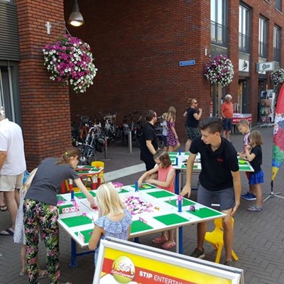 Winkelcentrum bouwdag