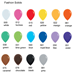 kleurenkaart ballonnenboog