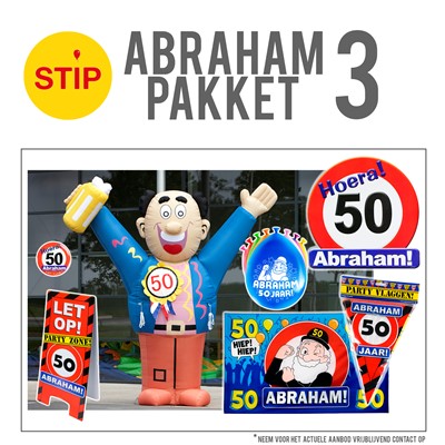 Abraham 50 pop feestartikelen