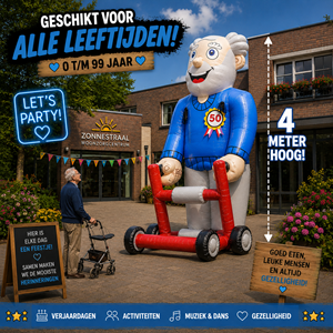 Abraham met rollator alle leeftijden