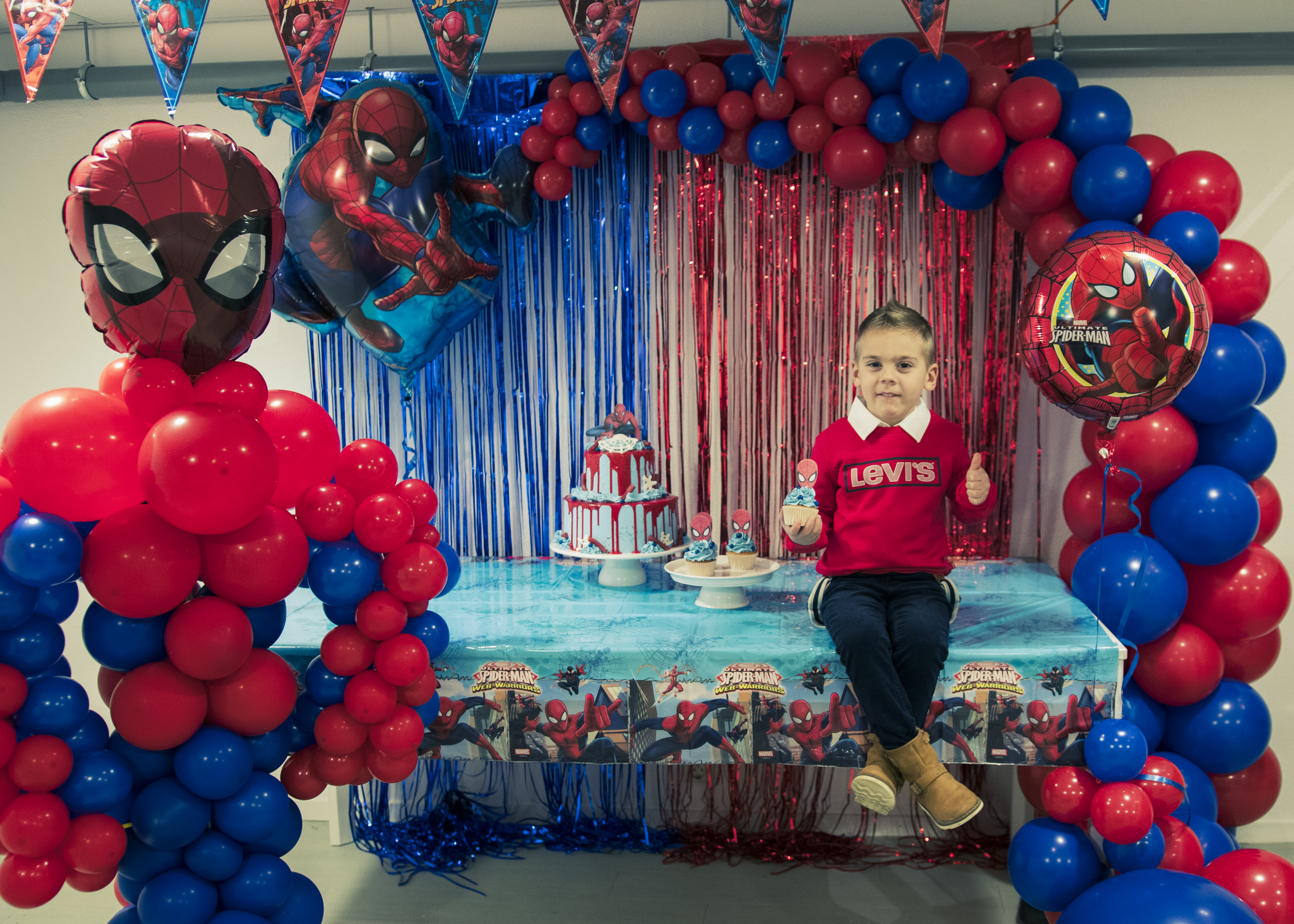 Sweet table Spiderman