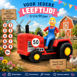 Sarah pop boerin pop tractor 1 t/m 99 jaar