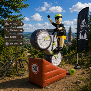 Abraham pop mountainbiker alle leeftijden