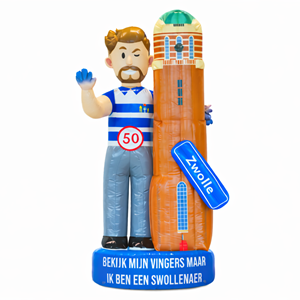 Abraham Zwollenaar met de Peperbus