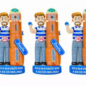 Abraham Zwollenaar met de Peperbus