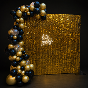 Glimmer wall gold
